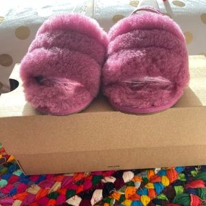 Toddler magenta Fluff Yeah Ugg’s